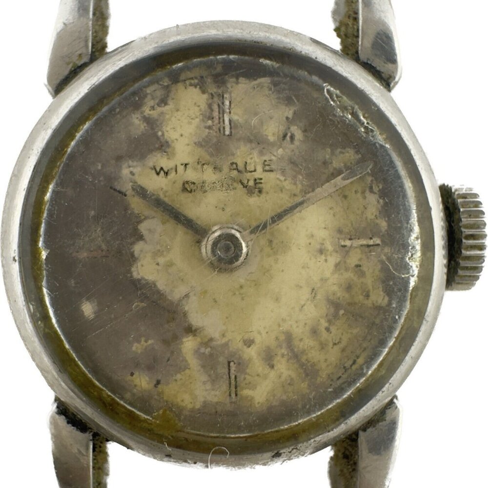 Vintage Wittnauer 17 Jewel Ladies Manual Wristwatch 5W Stainless Steel for Parts